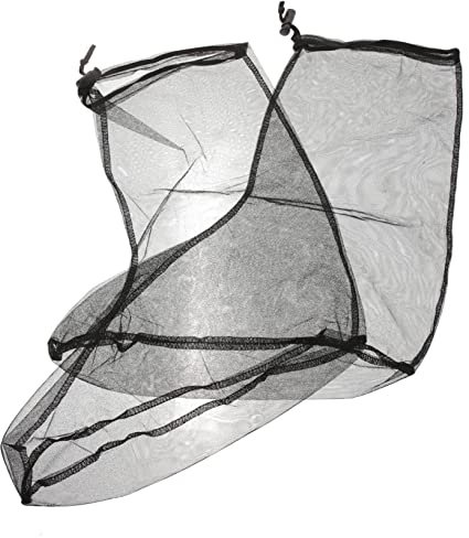 Generisch 1 Paar Moskito-Fußabdeckungen Bett mit Moskitonetz im Freien Mückenspray Moskitohüte mit Netz Fußabdeckung Pflanzen Parkfüße abdecken Füße Bedecken Gittergewebe Black