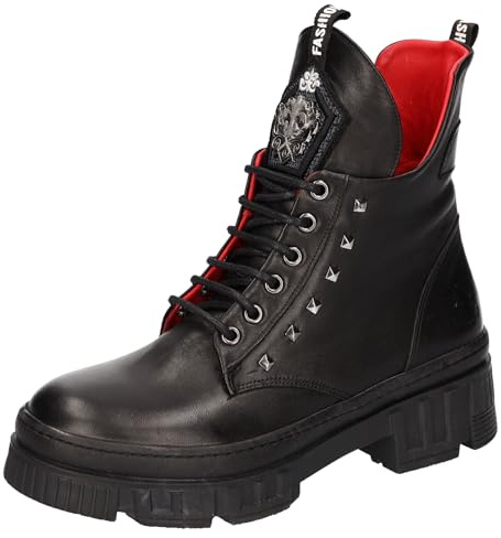 2Go Fashion Damen 8249-501 Mode-Stiefel, schwarz, 41 EU