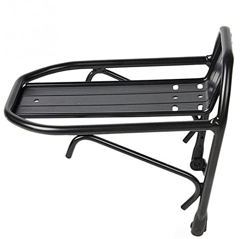 Rack de Bagages à Vélo, Porte-Bagages Avant en Aluminium, Porte-Bagages pour Les Faucases de la Route électrique de Montagne, capacité de de 20 Kg, Universel