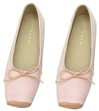 cfpqv Ballerinas Damen Mary Jane Schuhe Ballett Spitzenschuhe Ballettschläppchen Tanzschuhe Flache Schuhe Elegant Ballerina Schuhe Trainings Schläppchen Schuhe Abendschuhe Kleid Schuhe Damenschuhe