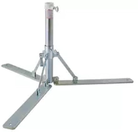 Aktion Holly Klappbarer Sonnenschirmständer - Dreifuß für Schirmmasten bis- 40 mm, 12 kg, Verzinkter Stahl -Made B. WÜRTTEMBERG