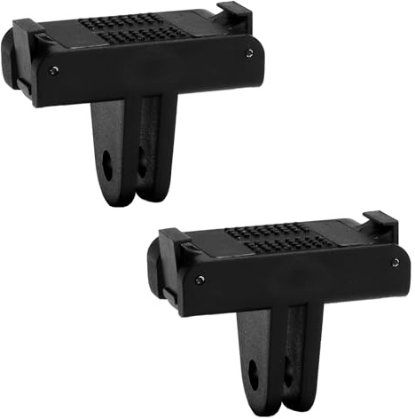2pcs Magnetische Adapterhalterung für DJI Osmo Action 3/4/5 Pro Osmo360 Doppelte Stabilität Magnetischer Schnellwechsel-Halterung Schnellverschluss-Adapter Magnethalterung mit Zwei Krallen DJI Zubehör