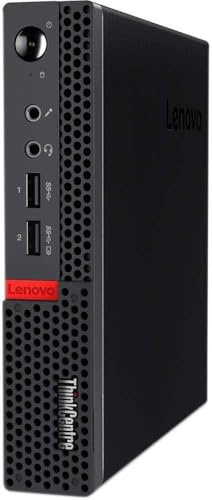 Lenovo ThinkCentre M715Q Mini-Ordinateur de Bureau PC, AMD Ryzen 3 2200, 8 Go de RAM, SSD de 256 Go, WiFi, Bluetooth, Clavier QWERTY américain, Windows 11 Pro (reconditionné)