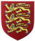 England Königliches Wappen Britischer Löwe Schild Flicken Bestickter Aufnäher zum Aufbügeln/Annähen