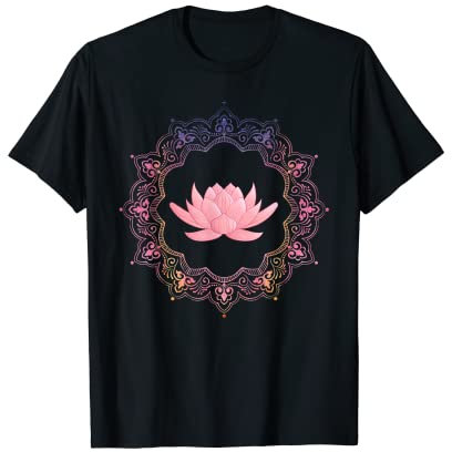 Lotus Mandala | Spiritual New Age Buddhist Yoga T-Shirt T-Shirt