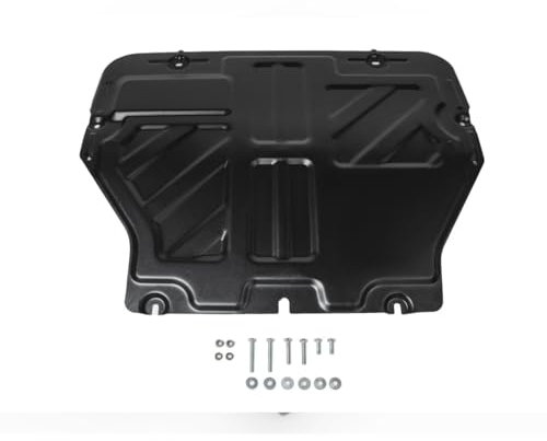 J&J AUTOMOTIVE | Unterfahrschutz Motor + Getriebeschutz Aus Stahl Für Transporter T5 2003-2015, Motorabdeckung, Schutz Für Motor, Stärke 2 Mm