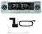 DIETZ Retro 300 DAB/BT Classic/Oltimer Autoradio USB/MP3/BLUETOOTH - Farbe Silber - inkl. DAB+ Antenne