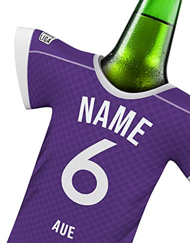 my fan shirt PERSONALISIERTES Trikot passend für AUE Trikot kühler Fans | Flaschenkühler Getränkekühler Fanartikel by MYFANSHIRT.com Kein Original