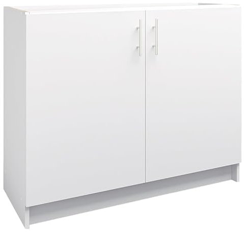 JD Greta Kitchen Base Cabinet – 1000mm – Base Kitchen Unit (Without Worktop) - White Matt