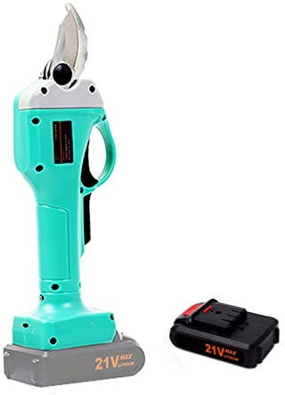 Forbici Per Potatura Elettriche Cesoie A Batteria Troncarami 25 mm Giardinaggio Fai Da Te, 2 Batterie, Caricatore, Valigetta Per Trasporto Strumento Professionale Ulivi Alberi Da Frutta