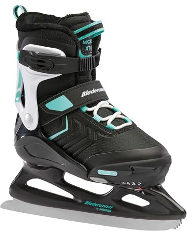 Rollerblade Unisex Jugend x Eislaufschuh, Nero/Verde Acqua, 12