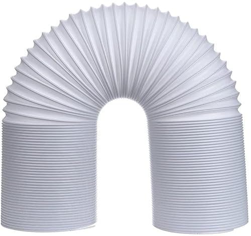 Portable 6 Inch 150mm Diameter Replacement Long Ac Air Conditioner Conditioning Unit Replacement Tubes Vent Flexible Con Exhaust A/C Universal Aircon Hose Extension Duct Counterclockwise & 300cm