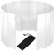 SEADYSKY 16 Plates Camping Stove Windshield Foldable Stove Windscreen for Camping Burner Windshield Aluminum Camp Gas Stove Wind Screen with Drawstring Bag