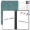 Marte Vanci Wiederverwendbares Whiteboard-Notizbuch A5 - Tragbar, Trocken Abwischbar Mit PU-Abdeckung, Stift Und Wischtuch - Für Notizen, Listen, Memo