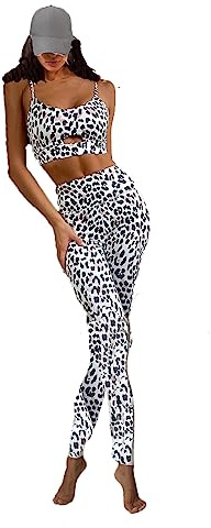 zalati Workout Outfits für Frauen Übungen Sets Sport BH und Leggings für Yoga Training Activewear