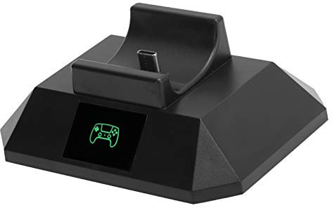 Chargeur Unique pour Contrôleur, Ne Nécessite Pas de Câbles Compliqués Chargeur de Station d'accueil pour Manette de Jeu pour PS5 avec Adaptateurs Muraux pour écran d'affichage