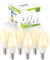 E14 LED Light Bulb, 5W E14 LED Light Bulb Warm White 2700K, 40W Equivalent SES Small Edison Screw Bulb Light, Energy Saving 400 Lumens Candle Bulb, Non Dimmable, 6 Packs