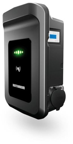 Kathrein Wallbox AC60-11-P-A, Dose, MID, Last, mit Ladedose, Anthrazit, 11kW