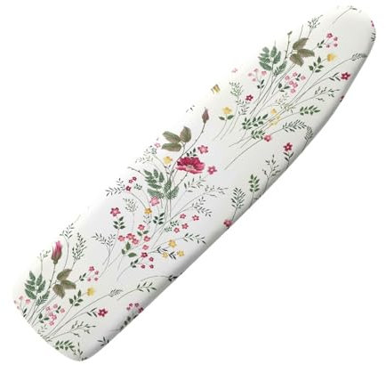 TOADDMOS Wild Floral Print Easy Fit Ironing Board Cover,Universal Ironing Board Covers,Elasticated Ironing Board Cover