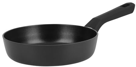 Sitram 714176 Poêle Aluminium PURE Noir Ø 20 cm H 5 cm - Revêtement anti-adhésif Whitford Xylan 2 couches sans PFOA, Manche thermorésistant soft touch - Tous feux sauf induction