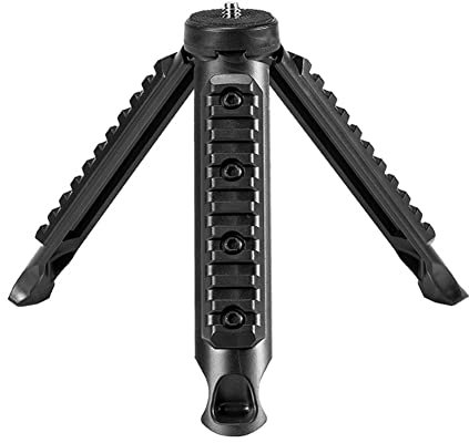 Kexpery Mini Keychain Flashlight Bracket Portable Pocket Keychain Flashlight Tripod for Outdoor Camping Hiking Fishing