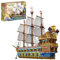 Reobrix 66011 Piratenschiff klemmbausteine Technik, 3162/pcs MOC Segelschiff Groß bausteine, Spielzeug Schiffe Modell für Erwachsene und Jugendliche