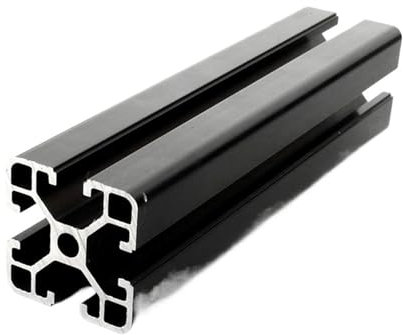 1 Stück schwarzes 4040 eloxiertes Aluminiumprofil nach europäischem Standard, extrudierte 100-800 mm lange Linearführung for CNC-3D-Drucker CNC(700mm)