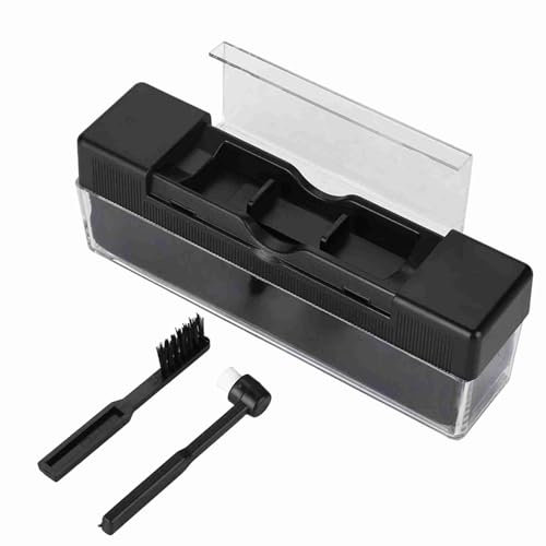 MOUMOUTEN Antistatischer Schallplattenreiniger – Schallplatten-Reinigungsbürste aus Kohlefaser, Staubentferner, Schallplatten-Reinigungsbürste, antistatischer Schallplattenreiniger