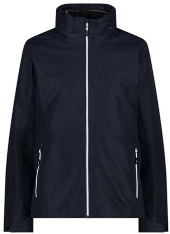 CMP Damen Outdoorjacke 3in1 Jacke Woman Jacket Zip Hood Detachble Innjacket, Farbe:Dunkelblau, Artikel:-N950 Black/Blue, Größe:38