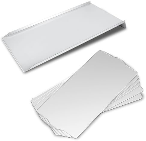 BCA006 Drip Tray Heat Baffle & BAC410 Drip Tray Liners Replacement Parts Kit for Traeger Pro 34 Series, Grill Grease Pan for Traeger Eastwood 34, Texas Elite, Texas Pro, BBQ125, BBQ075, Texas Elite 34