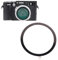 Kamera UV Objektivschutzfilter für X100VI, X100V, UV Objektivfilter aus Optischem Glas mit Lichtdurchlässiger Oberfläche, MC UV Objektivschutzfilter für GRIIIX