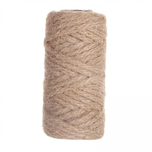 Lot de 4 ficelles de jute tressées de 10 m pour travaux manuels, jardinage, emballage cadeau, œuvres d'art, ficelle de cuisine et projets de bricolage