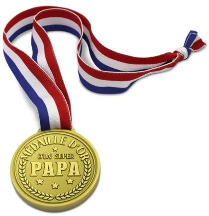 Medaille d Or Super Papa