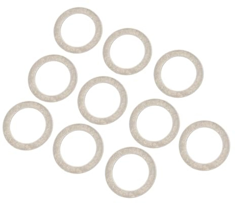 ZnttUu 10 Stücke Fahrräder Pedal Spacer Kurbeln Radfahren Fahrrad Ringe Unterlegscheibe Ersatz Edelstahl Pedal Unterlegscheibe Spacer Enduring Edelstahl Pedal Unterlegscheibe Spacer