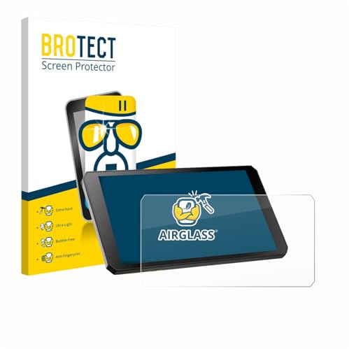 BROTECT Schutzglas für RiderNav R7M | Transparenter Displayschutz Made in Germany Schutzfolie Panzer Folie Glas 9H Anti-Fingerprint Einfache Montage Clear