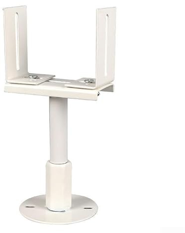 Supporto per radiatore vintage, altezza regolabile 46-50 cm, piedini in ghisa per riscaldamento centralizzato, staffa a colonna robusta in acciaio per decorazione domestica, bianco (1 pezzo)