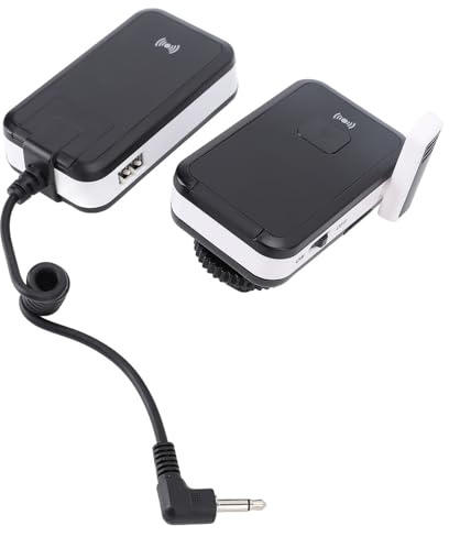 PUSOKEI Disparador de Flash Inalámbrico de 16 Canales 2,4G |Kit Receptor Transmisor de Radio para Estudio de Cámara DSLR