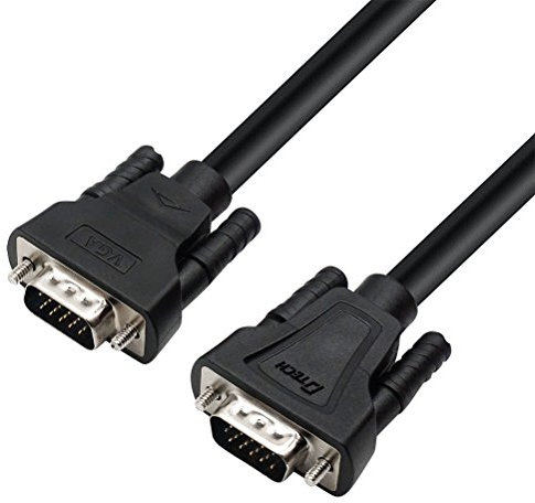 Sponsored Ad - DTECH 5Meter SVGA VGA Computer Monitor Cable Male to Male Cord 1080p High Resolution (15 FT, Black)