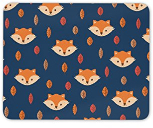 Destination Vinyl Ltd Cute Ginger Fox Mouse Mat Pad - Fox's Wild Animal Mum Fun Gift PC Computer #8609