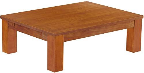 Brasilmöbel Couchtisch Rio Classico 120x90 cm Kirschbaum Wohnzimmertisch Holz Tisch Pinie Massivholz Stubentisch Beistelltisch Echtholz Größe und Farbe wählbar