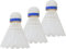 Hudora Unisex – Erwachsene Badmintonball Champ, 3 Stück, One Size