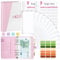 Budget Planner Budget Binder A6, Budgetplaner Geld Organizer mit Weiche PVC Tasche, TAOPE PU Leder Budget Binder Notizbuch A6 Cash Stuffing, 6 Löcher Budget Planner, Haushaltsbuch mit Geldfächer Rosa