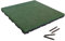 Vivol Fallschutzmatten mit Stecksystem - 50x50cm TÜV Geprüfte Qualitäts Bodenschutzmatte für Spielplatz, Kita, Schule - Unterlegmatte für Fitness und Crossfit - Zuschneidbar (55mm, Grün)