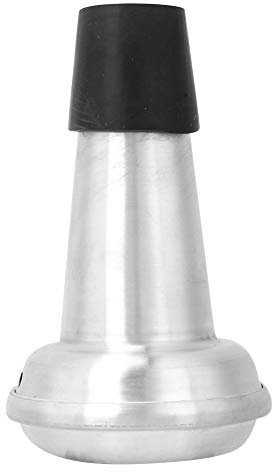 Trompete Dämpfer Trompete Mute Aluminium Trompeten Straight Mute Trompetenschalldämpfer Silberne Übungsdämpfer Praxis Schalldämpfer für Trompete Jazzmusik