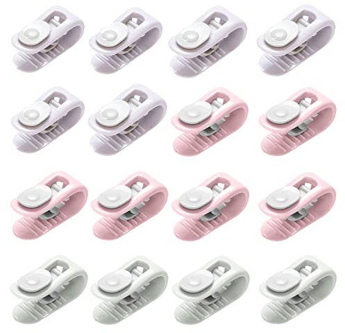 Osuter 30 Stück Bettdeckenhalter Bettdecken Clip Kunststoff Bettdeckenbezug-Clips Anti-Rutsch Bettlakenhalter Clip für Schlafzimmer Bettdecke Steppbettdecke Prevent Bunching & Shifting