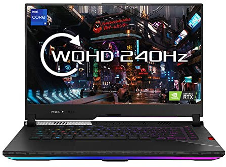 ASUS ROG Strix Scar 15 G533ZW 15.6 240Hz Gaming Laptop (Intel i9-12900H, Nvidia GeForce RTX 3070Ti Laptop GPU, 16GB RAM, 2TB PCIe SSD, Per Key RGB, Windows 11)