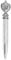 Yunxwd Brieföffner, Letter Opener aus Metall, Brieföffner aus Edelstahl Messer, Brieföffner für Desktop Haus Büro Schule, Büromaterial (Silber)