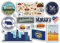 A5 Aufkleberbogen Nebraska Sehenswürdigkeiten Vinyl Aufkleber – Amerika Staaten USA Amerikanische Flughafen Briefmarken Skyline Flagge Karte Reise Urlaub Scrapbooking Stadt Gepäck #79193