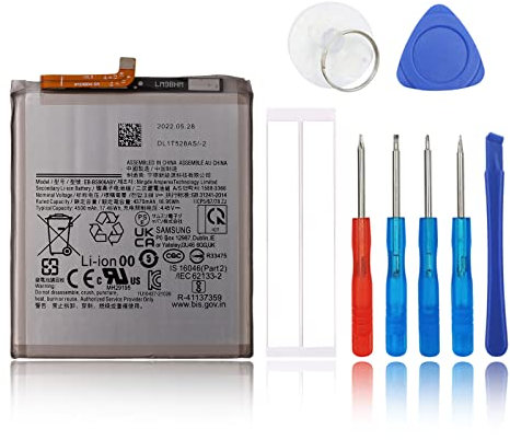 Batteria di ricambio SwarKing compatibile con Samsung Galaxy S22+ S22 Plus 5G SM-S906 EB-BS906ABY con toolkit