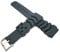 Gummiarmband Flat SKX Z18 Z20 Z22 Sub Diver Strap Schwarz Blau Grün kompatibel mit GMT SKX 007 J 009 K Turtle NY Aqualand, Schwarz, 22MM, sportlich